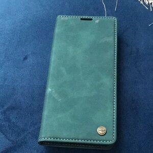 Green Leather Phone Case